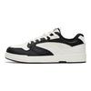 Anta Street Play Couro Sintético Confortável Durável Antiderrapante Cano Baixo Sapatos de Skate Masculinos Sapatos de Skate Branco Preto 912318016-2