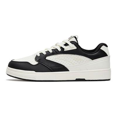 Street Play Skóra syntetyczna Wygodne Trwałe Antypoślizgowe Niskie Buty do Skateboardingu Męskie Buty do Skateboardingu Biały Czarny 912318016-2