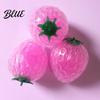 Stress Relief Toy Grape Strawberry Fruit Squeeze Colorful TPR Balls Soft Fidget for Kids Adults Portable Decompression Gadget Anxiety Party Favors