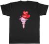 Girl Who Loves Axolotls Mens T-Shirt Aquatic Smiling Sea Creature Tee Gift