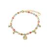 Bracelet - LUXENTER - Ximue - Argent 925 - Or Jaune 18k - Laque Multicolore