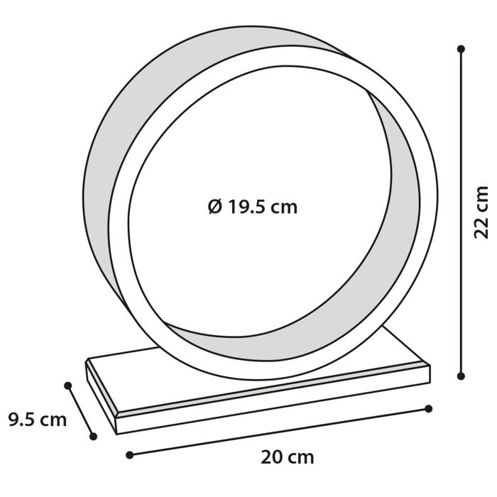 Roue d'exercice pour rongeurs Danco M