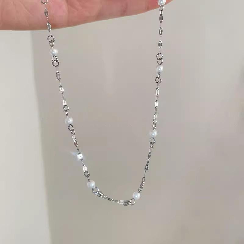 

Корейское минималистичное жемчужное ожерелье со звездой для женщин - Шикарный дизайн с характером