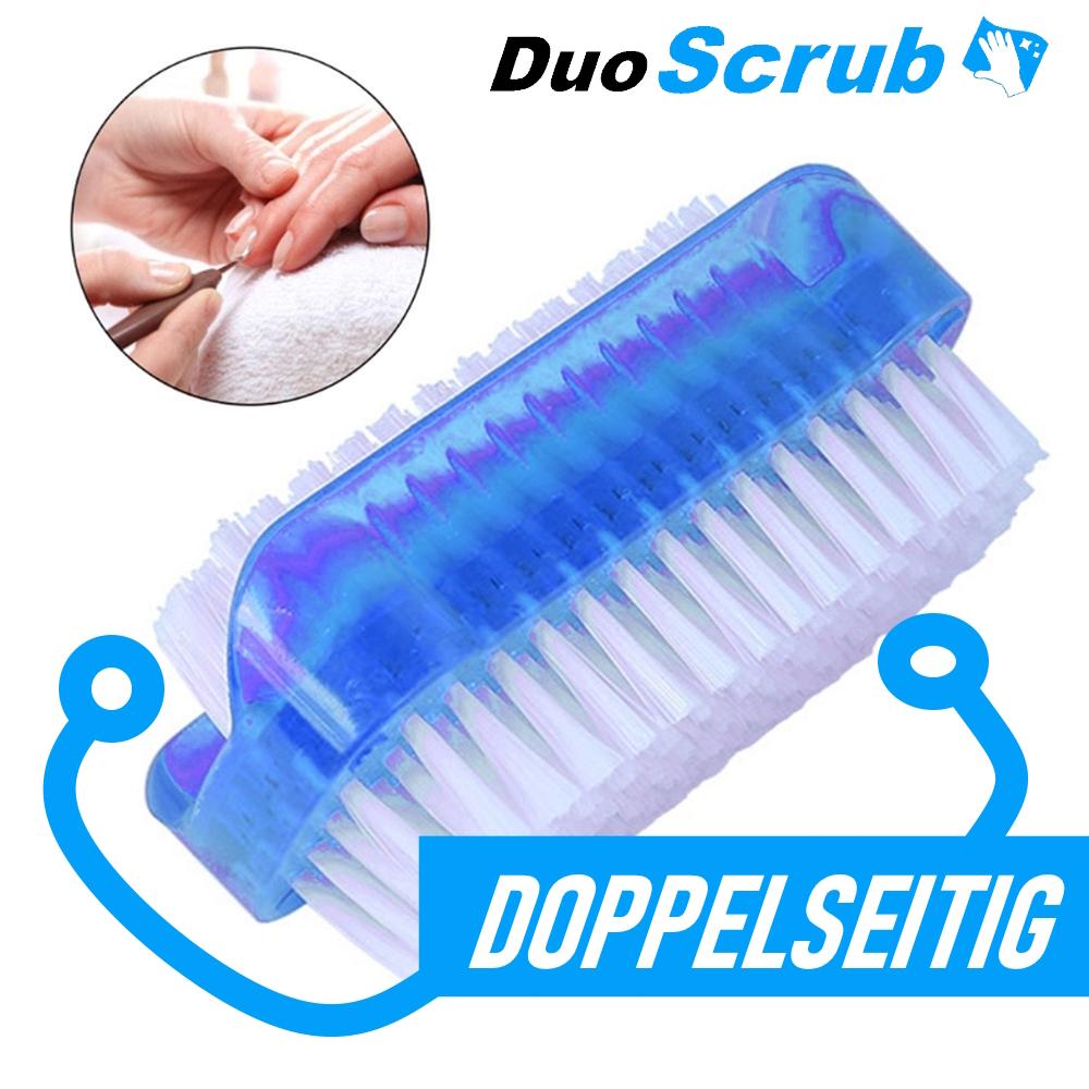 DuoScrub Håndvaskbørste Håndbørste Neglebørste Vaskebørste Plast [4 stk.]