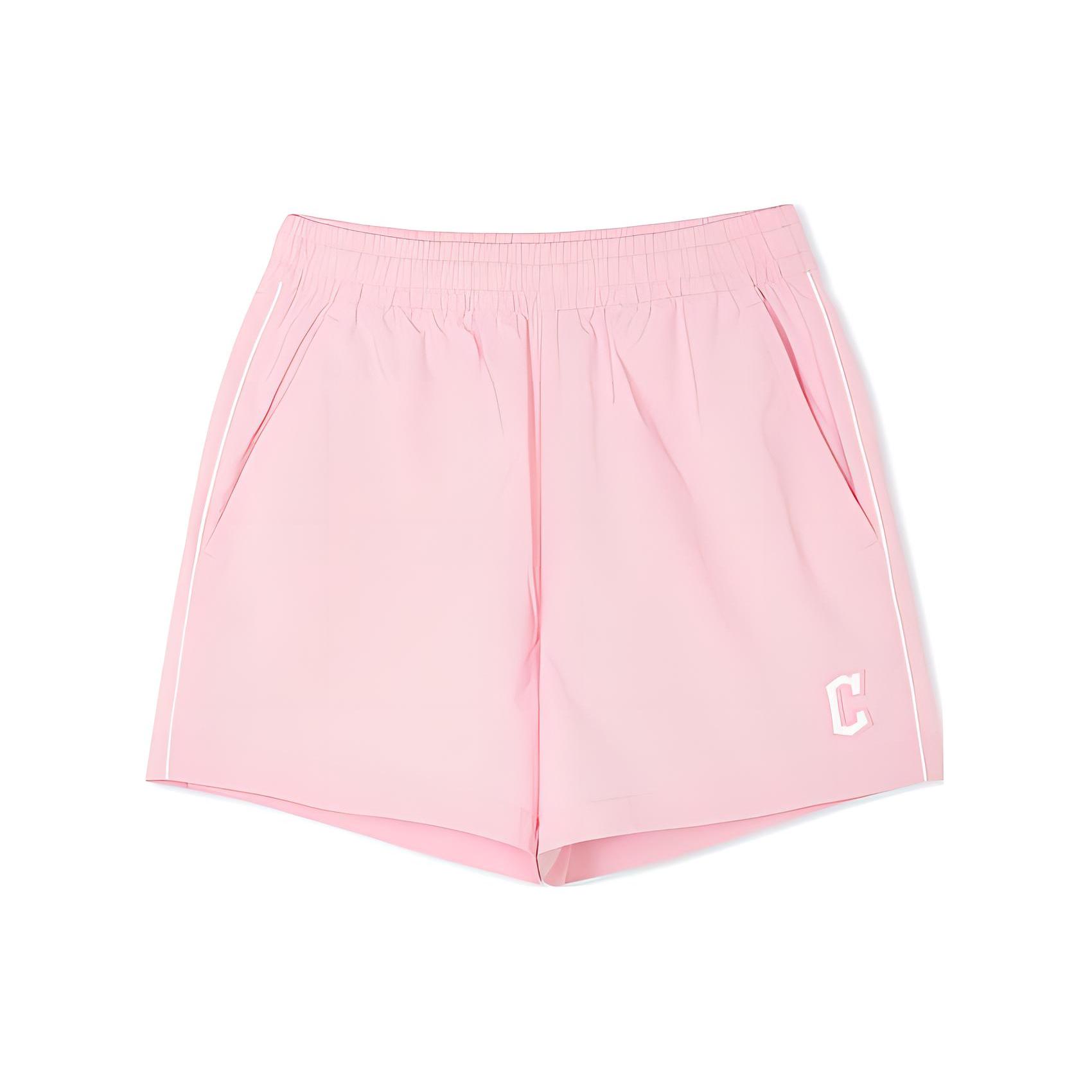 

New MLB Casual Shorts Women s Light Pink 3FSMV0343-45PKL S