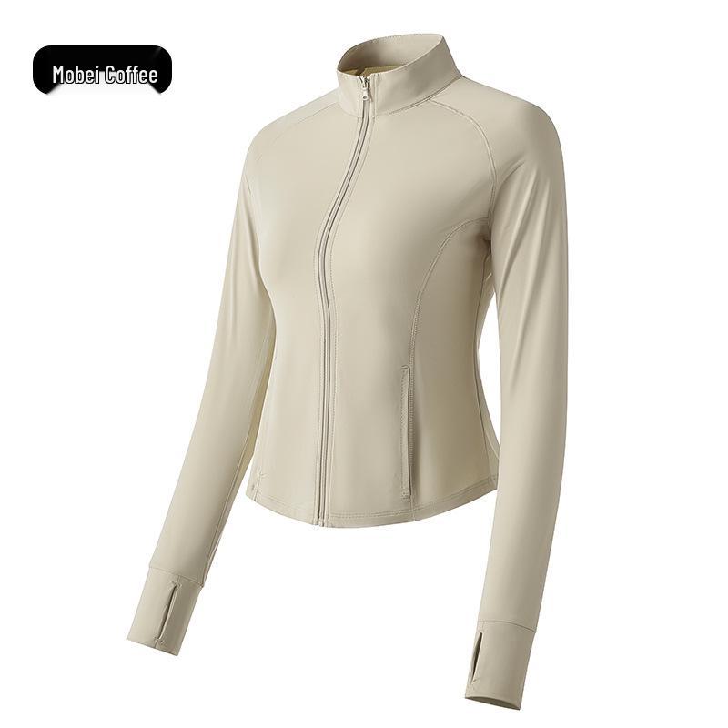 Women's Stand-Up Collar UV Protection Yoga Jacket