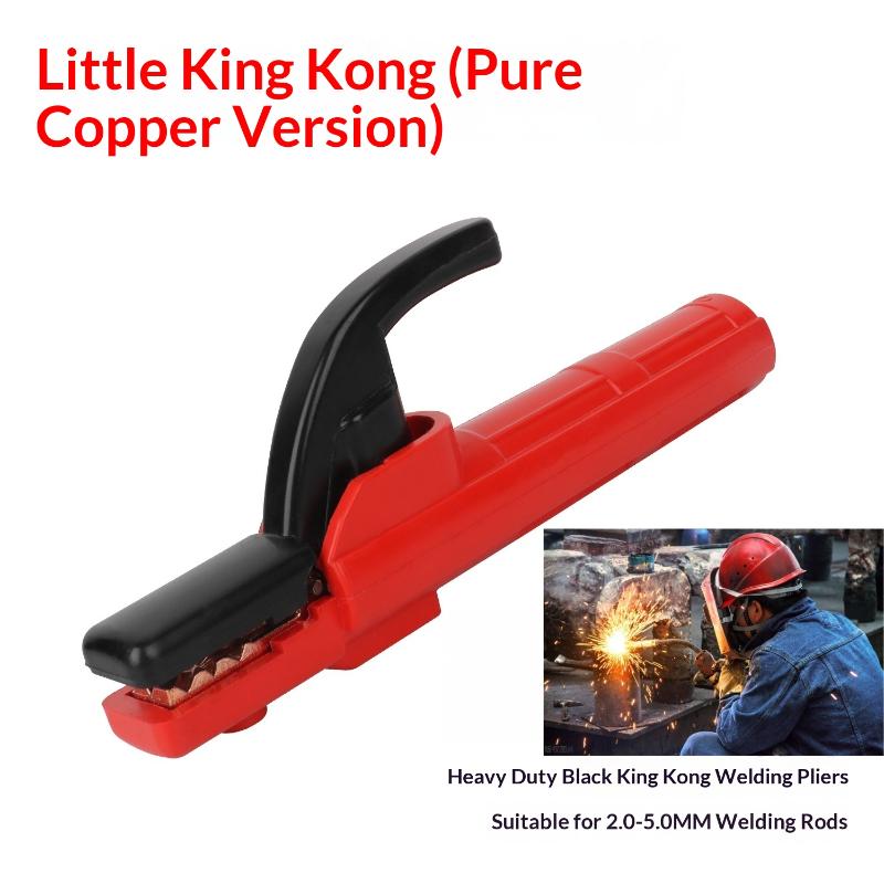 1Pcs Copper Heavy Jaw Holding Plier With Soft Handle 300 Amp Welding Electrode Holder For Arc Mma Welder