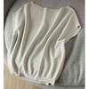 Fashion Summer Short Sleeve Knitted Sweaters Pullovers Women Tops O-Neck Knitted Women Sweater JJ25