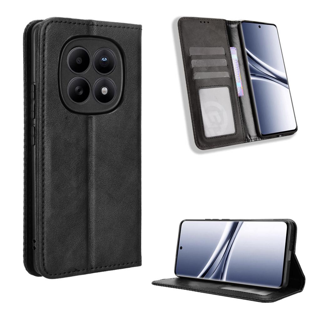 Pro Xiaomi Poco M8 5G/Redmi Note 15 5G (Globální)/Poznámka 15 4G (Globální) Kožené pouzdro Peněženka Stojánek Retro Textura Kryt na telefon