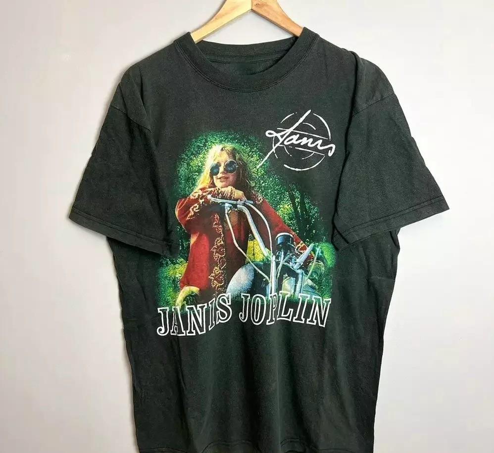 Janis Joplin Rock Album Music Black Unisex Cotton T-Shirt S