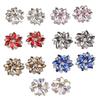 2Pcs Elegant Rhinestone Shoe Clips Shoes Jewelry Decoration Wedding Diamond Removable for Hats DIY Craft Accessories Dress Party