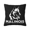 Custom Malinois Dog Luxury Throw Pillow Cover Decoration Belgian Shepherd Mechelaar Chair Cushion