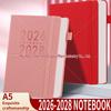 2026-2028 English Agenda Planner: Thickened Weekly & Monthly Calendar Book