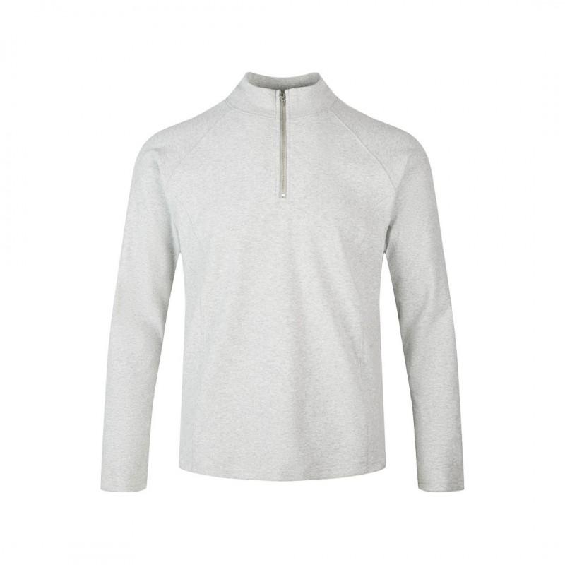 Slim Fit Long Sleeve T Shirt Men American Vintage Style Casual Gym Top Shoulder Enhancing Tee
