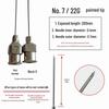 200mm Precision Stainless Steel Dispensing Needle with Pointed and Flat Tips