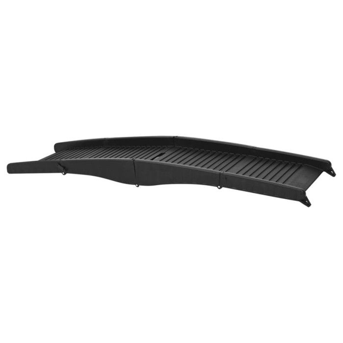 VidaXL Rampe pliable pour chien Noir 153x40x12,5 cm Plastique 152231