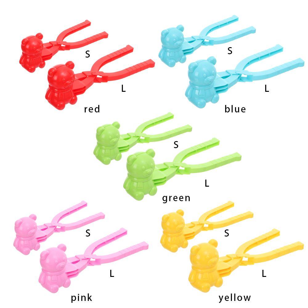 Sports Game Outside Toy DIY Bear Snowball Clip Sand Mold Tool Snow Manufacture Bear Maker