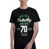 Awesome 70 Years Men T Shirt 70 Birthday Casual Tee Shirt Short Sleeve Round Neck Pure Cotton Classic Clothes TShirt