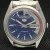 GEBRAUCHTE VINTAGE SEIKO 5 AUTOMATIK 6309A JAPAN HERREN D/D BLAU UHR 608g-a316342-9 SKU608g-a316342