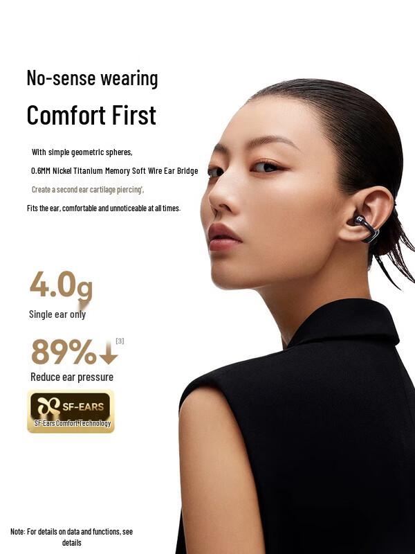 SANAG S6S Pro Open-Ear Clip-On Wireless Bluetooth Sports Earbuds