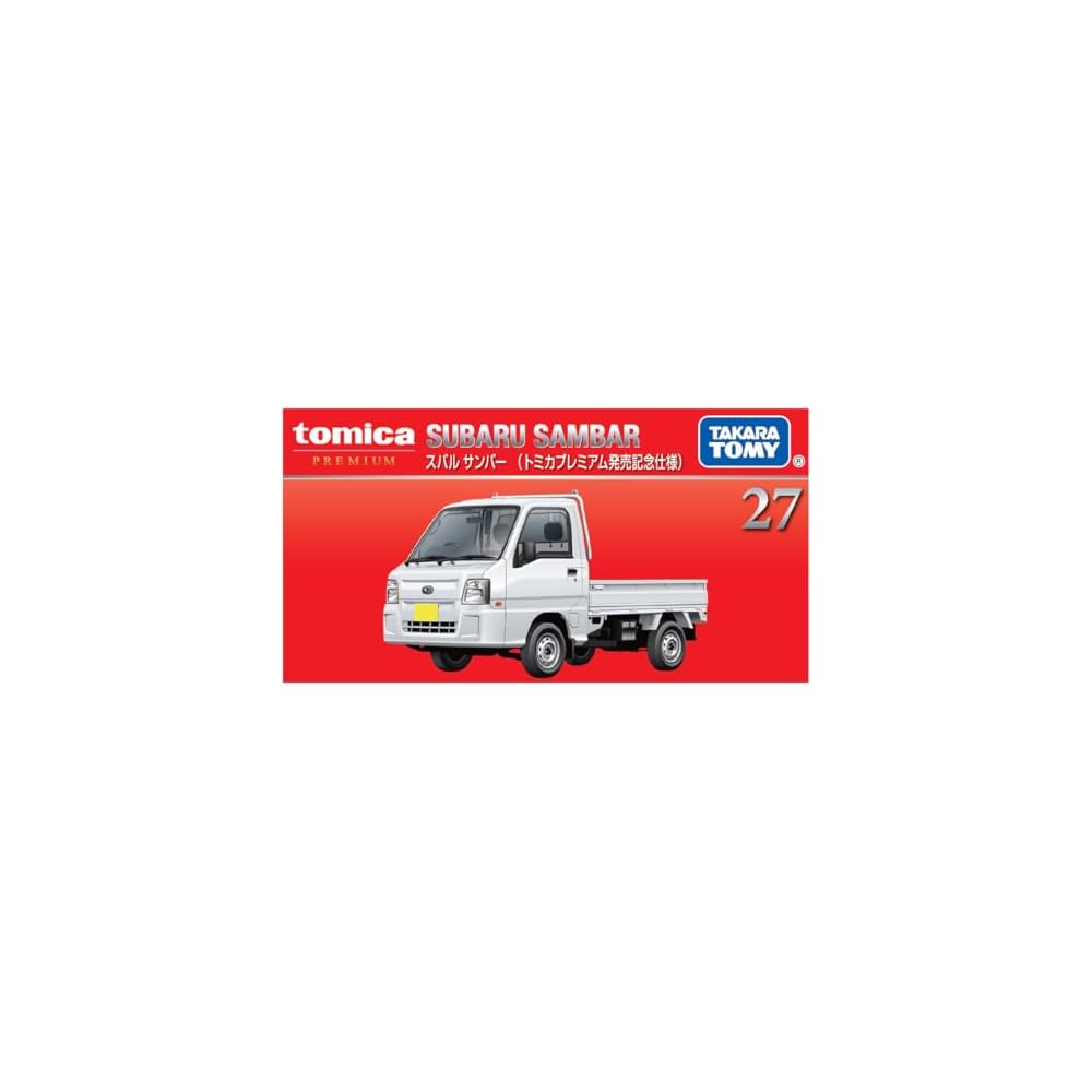 Takara Tomy Tomica Premium 27 Subaru Sambar Toy Car for Ages 6 and Up Miniature Vehicle