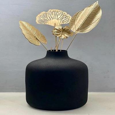 Metal Flower Vase for Home Decor and Living Room. Vintage Decor. Home Decor Decor and Vase.