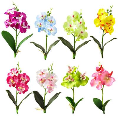 1 Stück künstliche Schmetterling Orchidee Blumenarrangement Garten DIY Party Schreibtisch Dekor