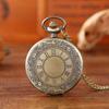 Steampunk Pocket Watch Quartz Movement Pocket Watch Pendant Chain Watches  Best Gift