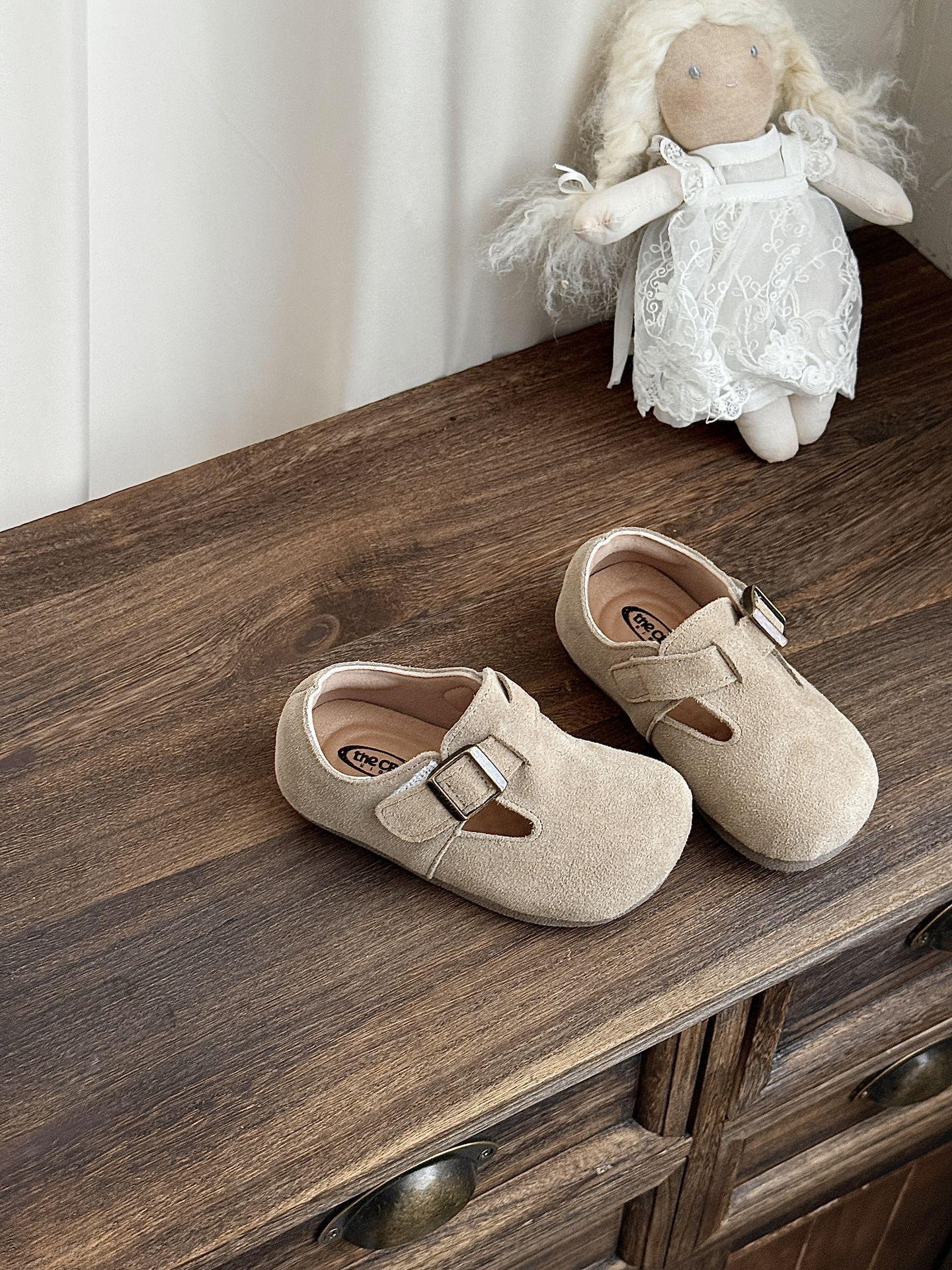 

XSHX German Boken | Boys and girls autumn top layer beef suede retro skin-friendly function thin bottom Wenzhou classmate 19