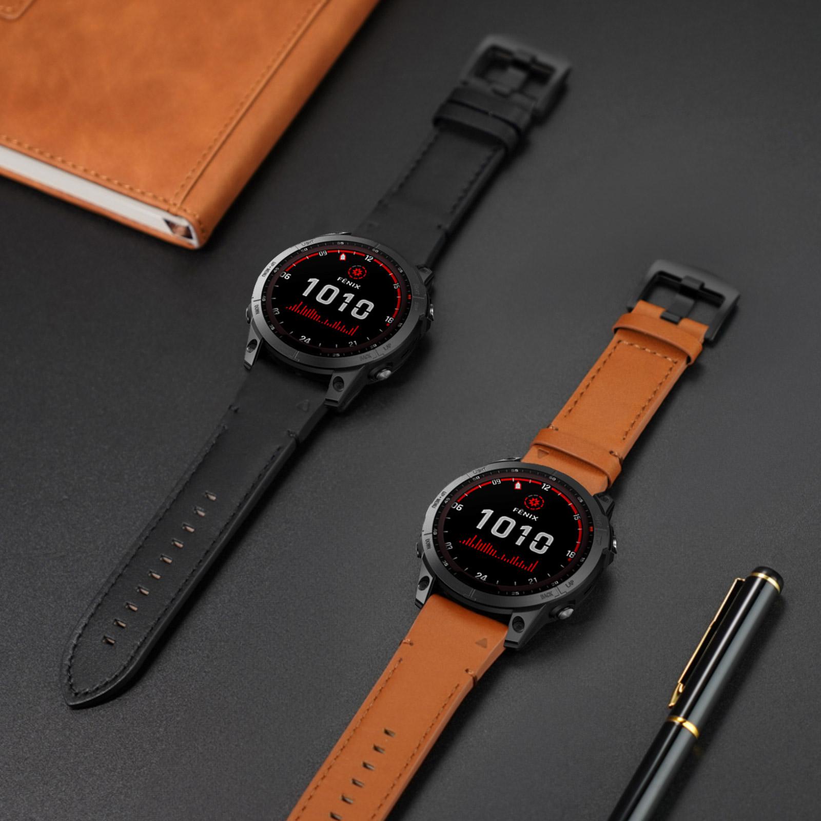 

22 26 мм новый ремешок для часов из натуральной кожи для Garmin Fenix7 7X Fenix5 5X Plus быстросъемный ремень-браслет для мужчин и женщин