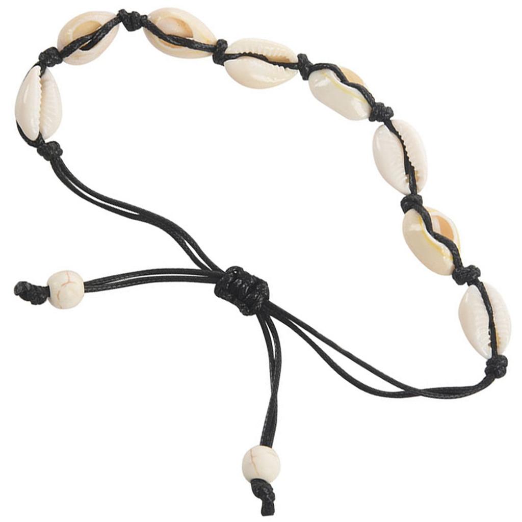 A95D-Anklets For Women Shell Foot Jewelry Summer Beach Barefoot Bracelet Ankle On Leg Ankle Strap Bohemian Accessories