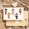 8 Types of Professional Doctors, Nurses, Firefighters Collage Hands-on DIY Handbook Mobile Phone Case Decoration