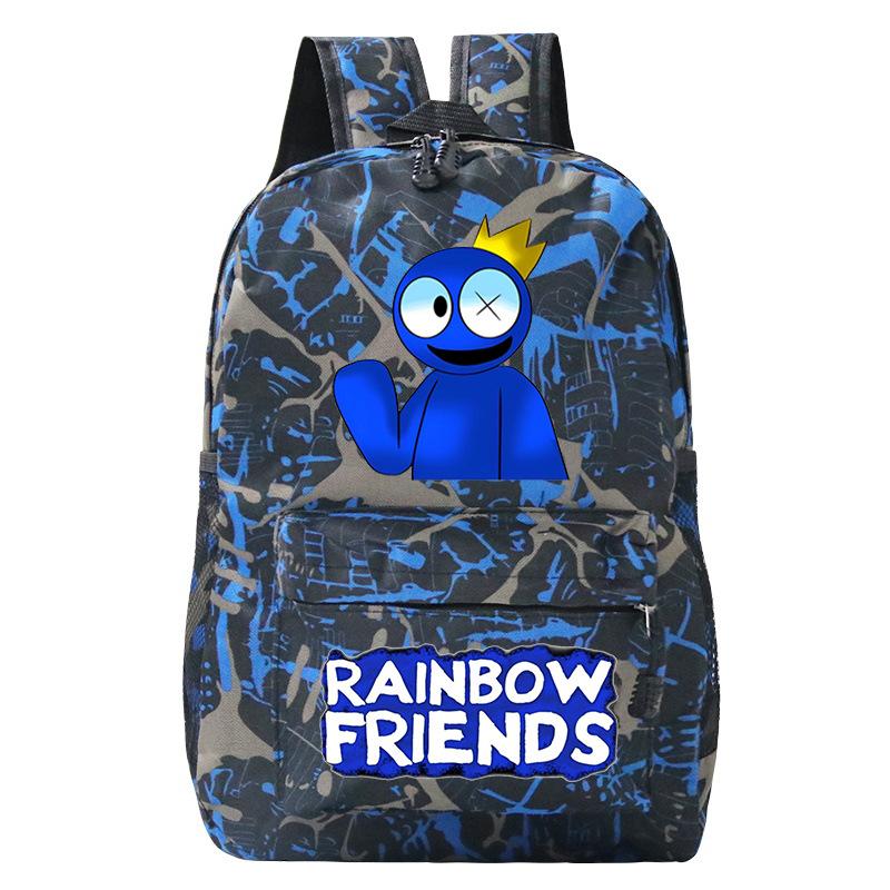 Game merchandise Cartoon print Junior high school student High school bag Outdoor leisure travel Backpack