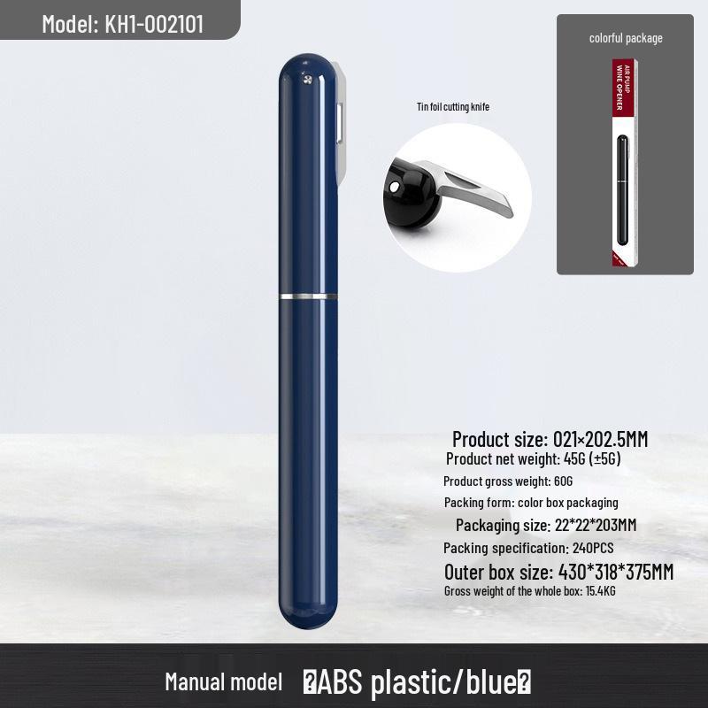 

Pen-Shaped Pneumatic Wine Bottle Opener - Creative and Efficient Cork Remover