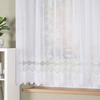 MODESTA - Ready-made Jacquard Curtain with a Straight Hem - 300x160 Cm - White