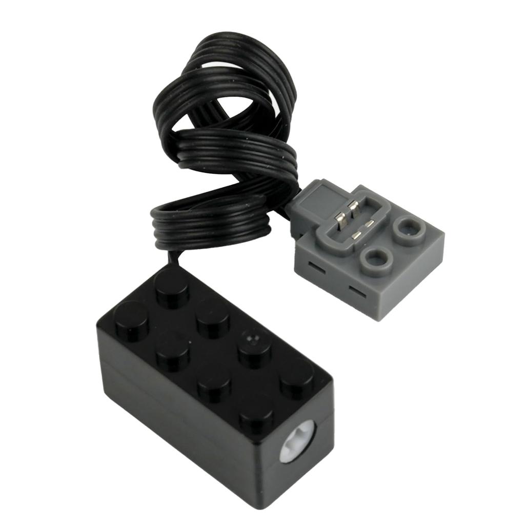 RCmall MOC S-Drive Motor Building Blocks, Low Speed/High Torque Motor with Forward & Reverse Power Functions (2x4 Brick Size), 2 Pieces