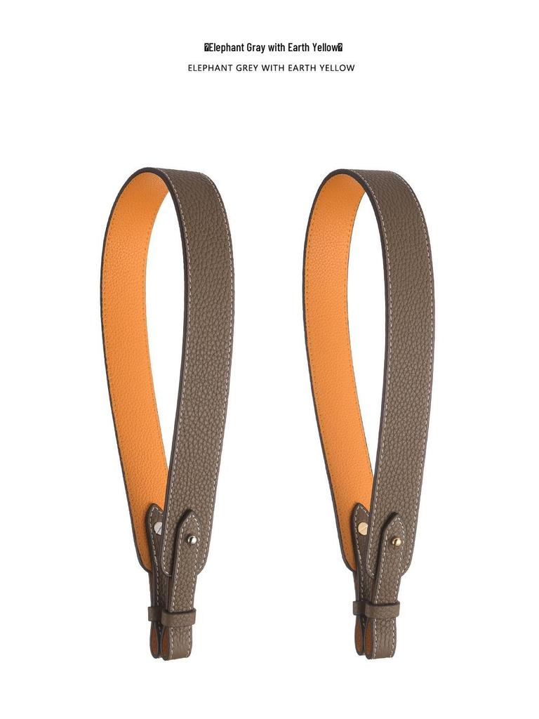 Pasek do torby A-30 ze skóry naturalnej z krowiej skóry: Akcesorium Pasek na Ramię do Koszyka na Zakupy i Torebek Podpachowych