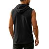 Men's Summer Loose Fit Sleeveless Hoodie Vest Casual Linen Pullover Shirt Lightweight Breathable Beachwear