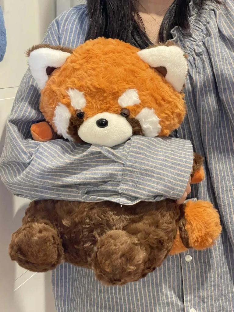 25/35cm Urocze Pluszowe Zabawki Szop Panda Urocza Miękka Wypchana Poduszka Symulacja Zwierząt Leśnych Pluszowe Zabawki dla Dzieci Prezent