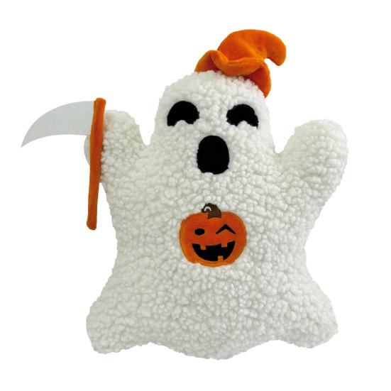 Halloween Spøkelsepute Dekorativ Plysj Spøkelsesdukke Fullt Utstoppet Spøkelse Pyntepute