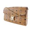 MCM Tracy Medium Shoulder Bag MYZ 28AME05 CO001 Vicetos 2-way Clutch Brown PVC/leather Women Used