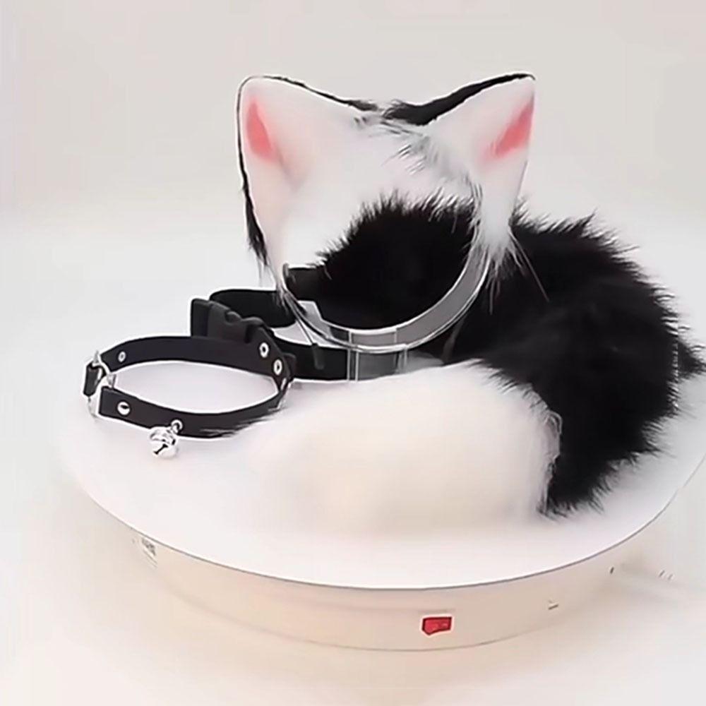 1 set Cat Tail Halloween Animal Cosplay Props Necklace Animal Cosplay Props Cosplay