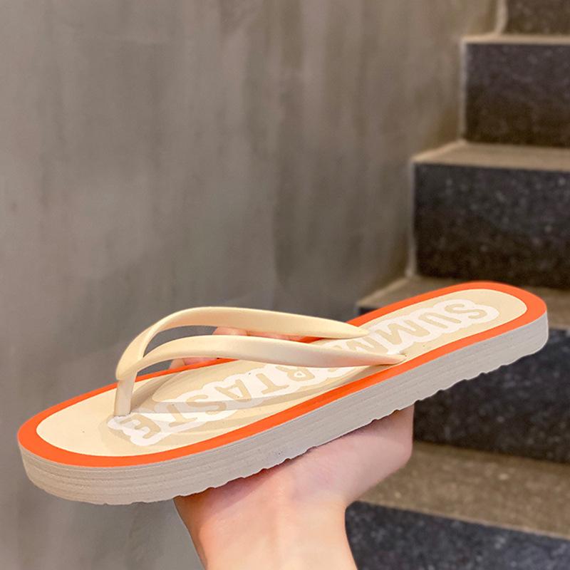 Summer Flip Flops Sandals Seaside Vacation And Leisure Slippers Non Slip Splint Girls Wear Outside The Beach