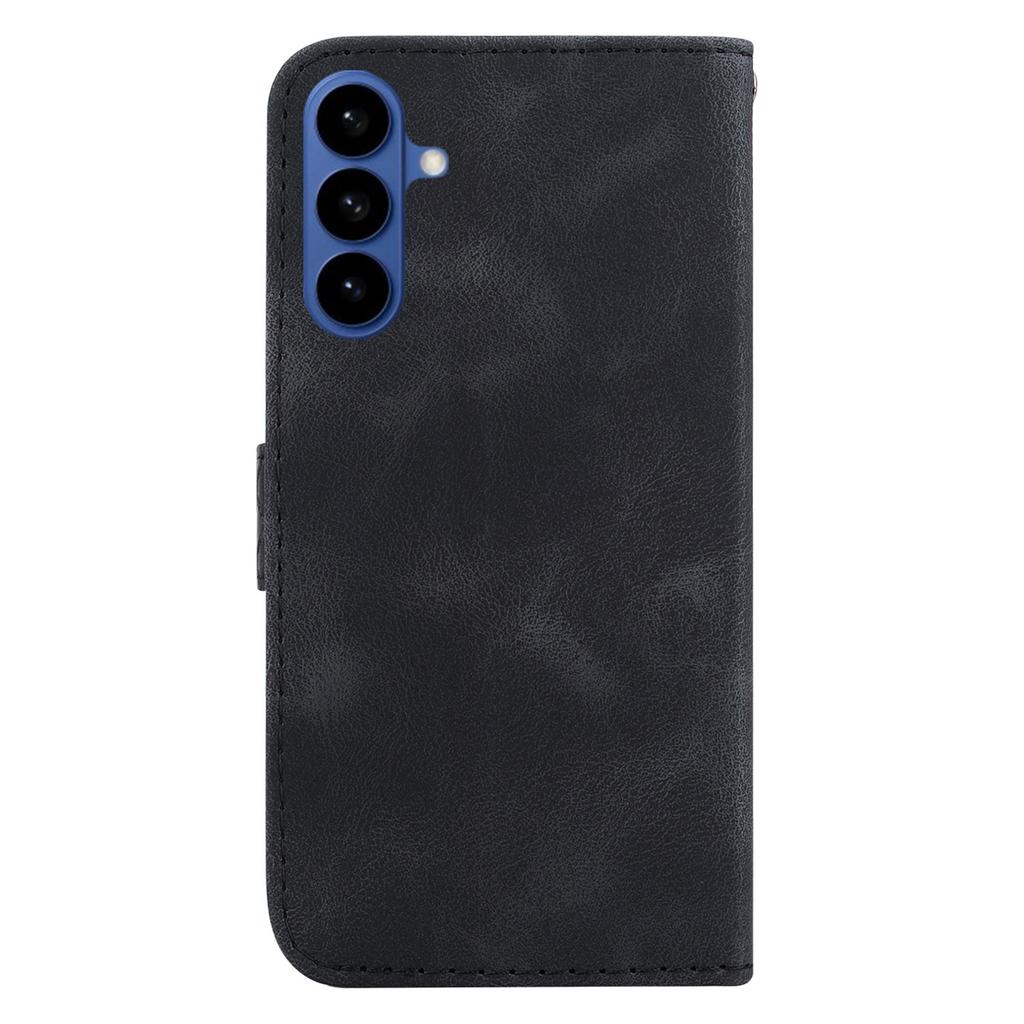 For Samsung Galaxy S26/S26 Pro Stand Case 7-Shaped Pattern Imprint Leather Phone Cover with Strap