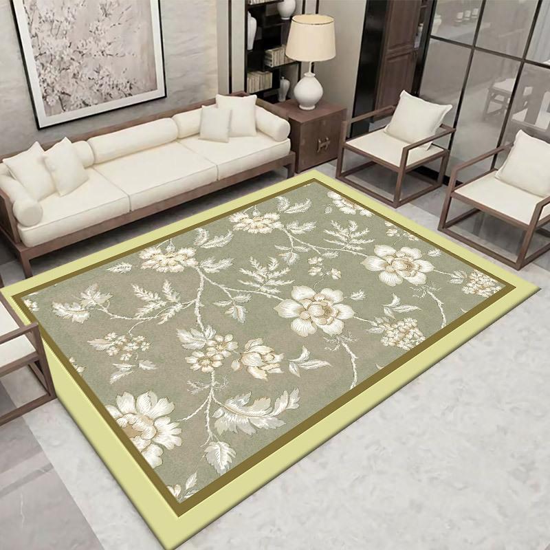 Bohemian Style Carpet Bedroom Decoration Vintage Printed Carpets Soft Entrance Floor Mat Home