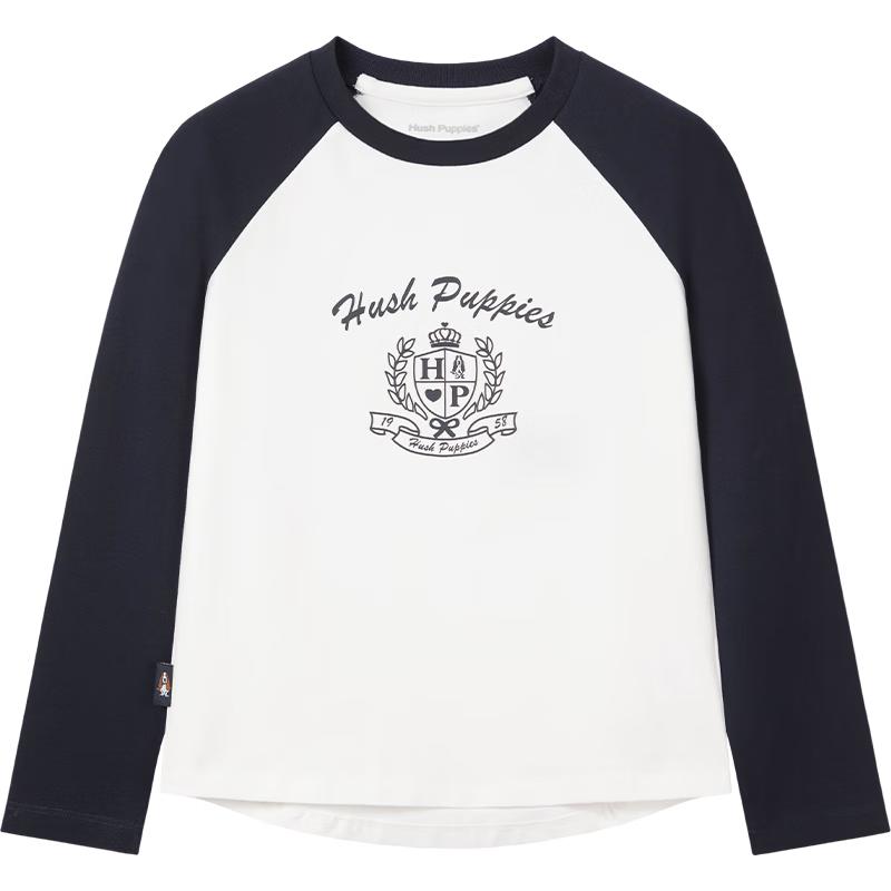 Hush Puppies Girls  School Style Color-Block Raglan Long-Sleeve T-Shirt 150