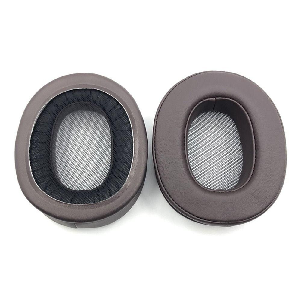 1 pár proteinových kožených náušníků pro sluchátka SONY MDR-1A 1ADAC 1ABT 1R NC MK2 Příslušenství