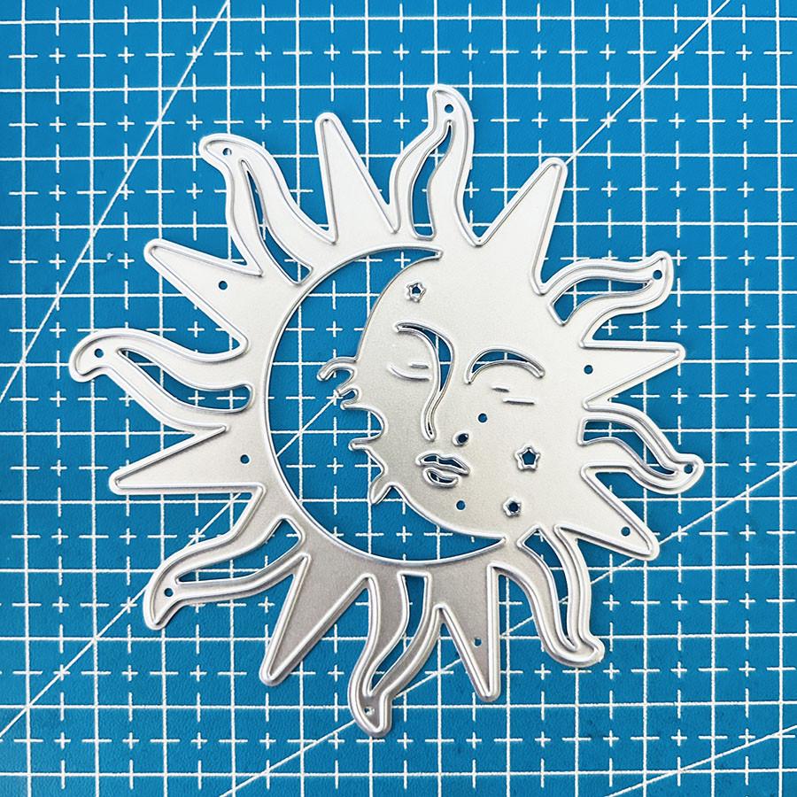 Sun Moon Face Metal Cutting Dies for Card DIY Scrapbooking Embossing Stencil Paper Craft Album Template Dies