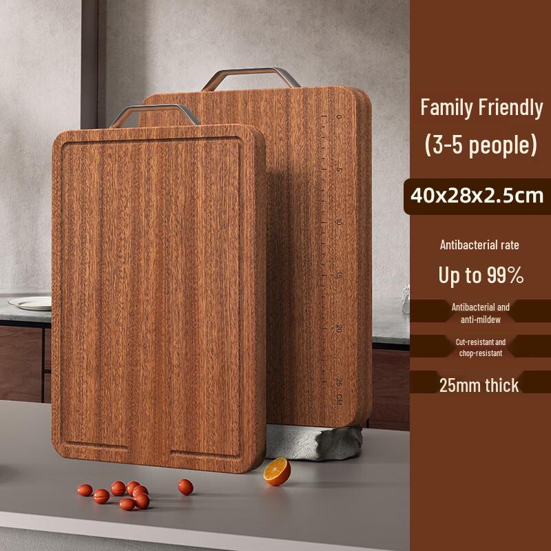 Bingyue Bainianling Solid Ebony Wood Anti-bacterial Cutting Board