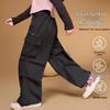ASK JUNIOR Girls' Three-Proof Outdoor Cargo Pants